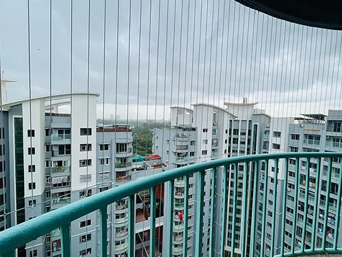 Invisible Grill for Balcony